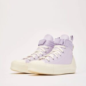 Converse Allstar Lift Platform Utility Strap Sneakers in Vapor Violet Size 6.5